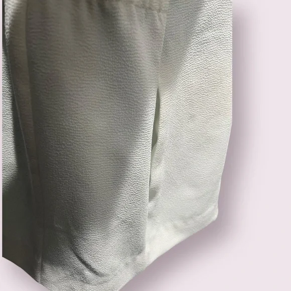 Alfani Soft White Open Front Draped Blazer | Size L - Picture 9 of 16